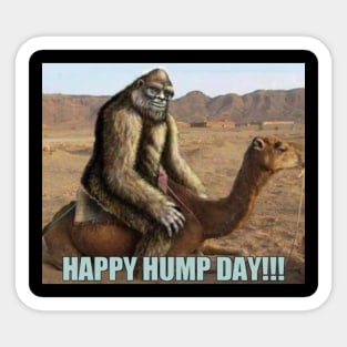 happy hump day Sticker